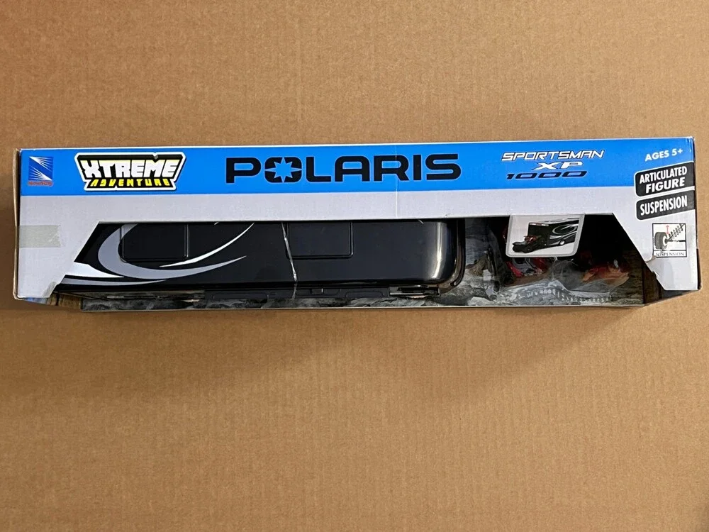 NewRay Polaris RV Motorhome Toy Set Sportsman XP 1000 ATV Articulated Figure